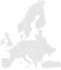 Euromap Grey Clip Art