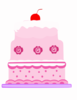 Pink Cake Clip Art