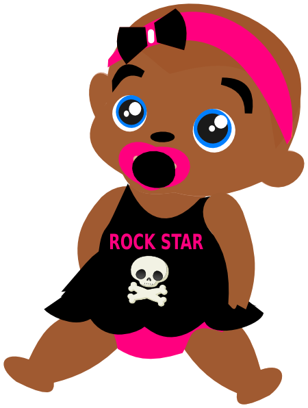 girl rockstar clipart - photo #31