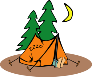 Camping Smaller Clip Art