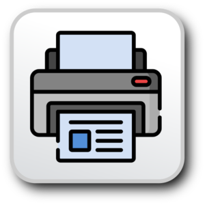 Printer Button Clip Art