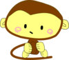 Brown Monkey Clip Art