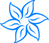 Blue Flower Clip Art