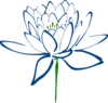 Blue Green Flower Clip Art