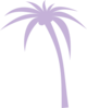 Purple Palm Clip Art