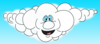 Happy Cloud Clip Art