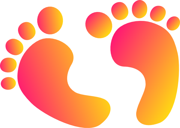 clipart of baby feet - photo #49