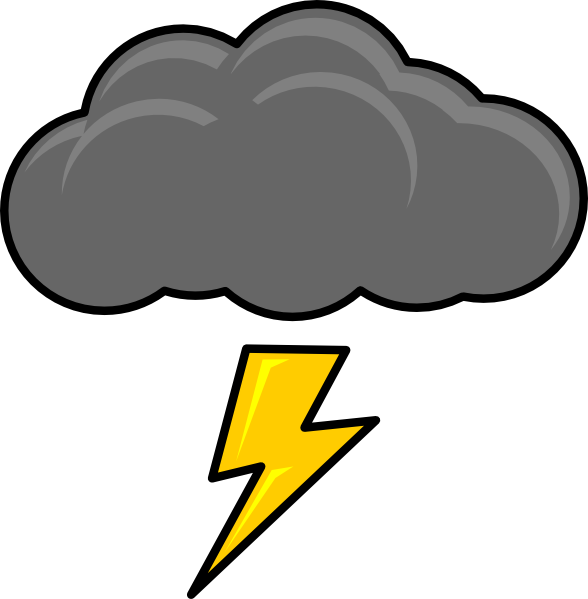 lightning clip art vector - photo #37