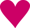 Pink Heart Clip Art