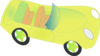 Lemon Car For Summer Clip Art
