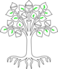 Tree With Roots Clip Art