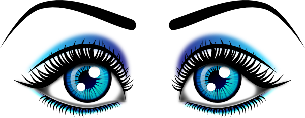 Female Eyes Clipart Transparent Background, Female Cartoon Eye