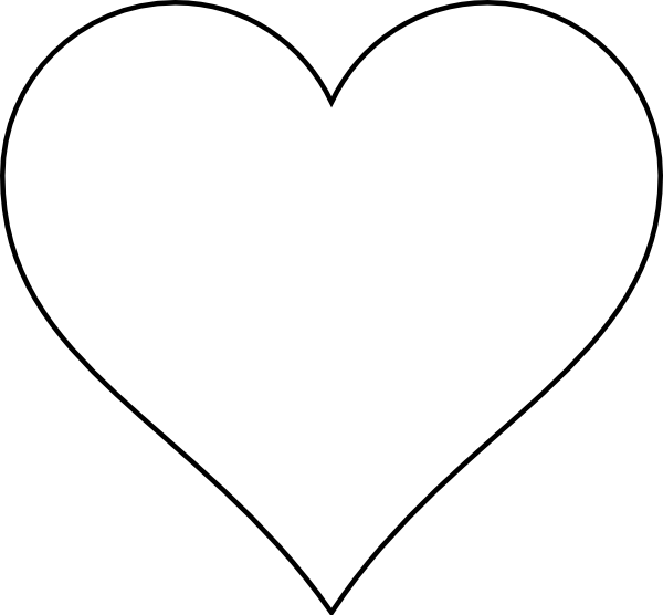 free clipart heart template - photo #29