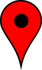 Google Maps Marker For Red Clip Art