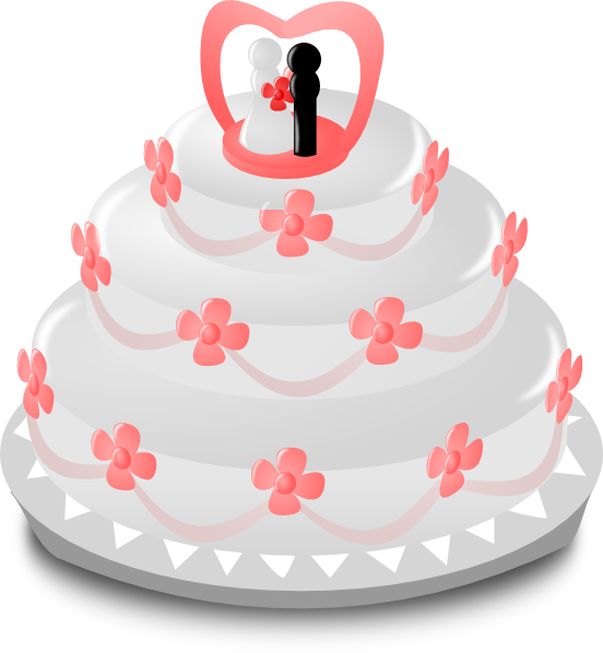 free wedding cake clip art photos - photo #10