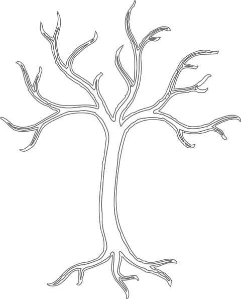 White Tree Clip Art at Clker.com - vector clip art online, royalty free