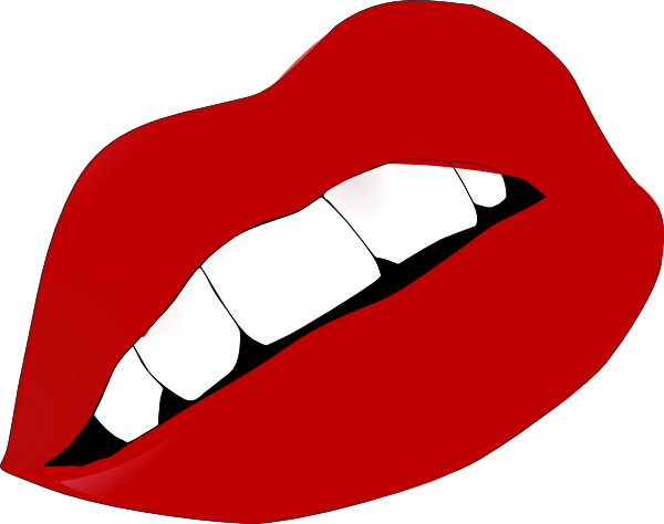 free clip art red lips - photo #15