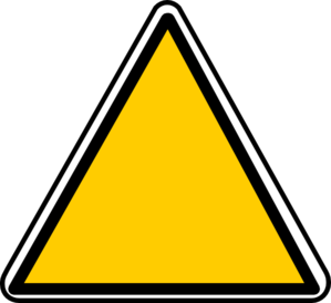 Yellow Triangle Sign Clip Art