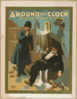 Around The Clock, Or Fun In A Music Hall The Funniest Show In The World. Clip Art