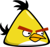 Yellow Angry Bird  Clip Art