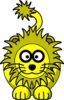 Yellow Lion Clip Art