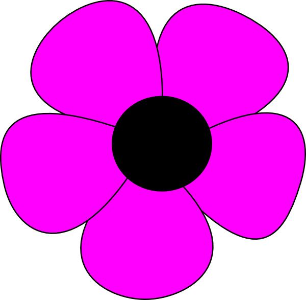 Simple Flower Clip Art at Clker.com - vector clip art online, royalty