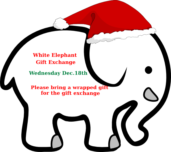white elephant clip art free - photo #6