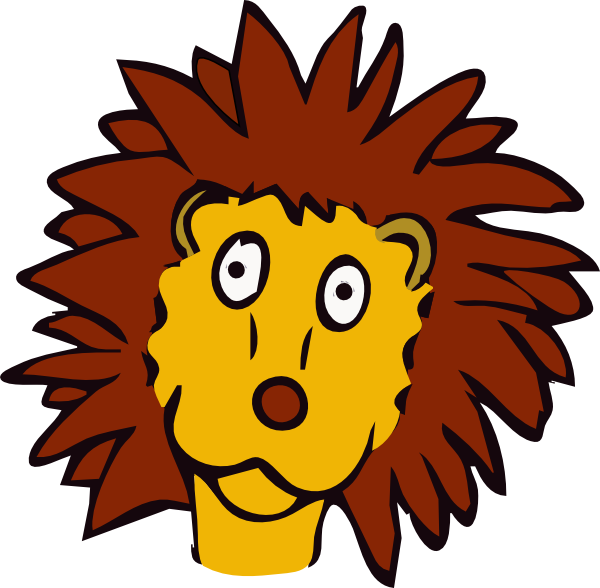 free clipart of cartoon lions - photo #42