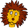 Cartoon Lion Face Clip Art