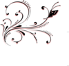 Butterfly Scroll Clip Art