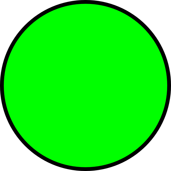 clipart green circle - photo #2