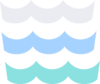 Wave Pattern Short Clip Art