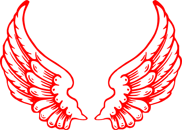 Multi Red Wings Clip Art at Clker.com - vector clip art online, royalty