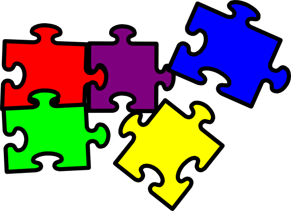 free clip art jigsaw puzzle pieces - photo #48