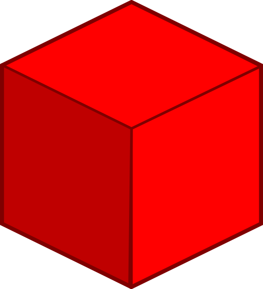 Big Red Cube Clip Art at - vector clip art online, royalty & public domain