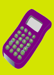 Purple Calculator Clip Art