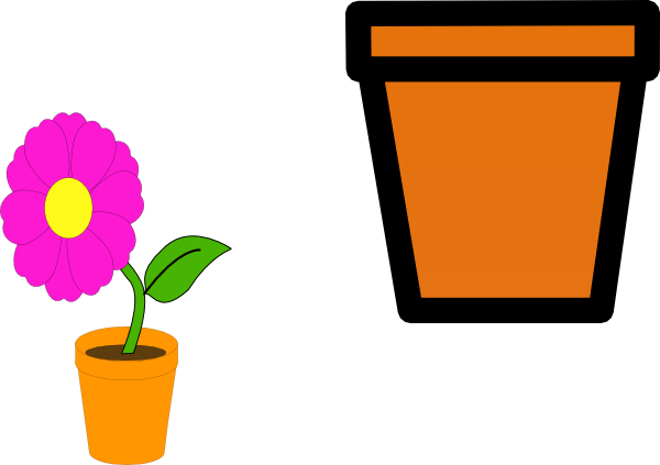 clipart flower in pot - photo #47