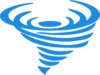 Blue Wind Logo Tp Clip Art