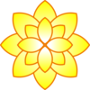 Simple Yellow Flower Clip Art