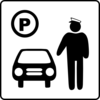 Hotel Icon Has Parking Attendant Clip Art