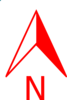 Red North Arrow Xxx Clip Art