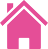 Pink House Clip Art