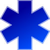 Blue Medical Cross Clip Art
