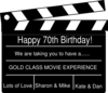 Birthday Clapperboard Clip Art