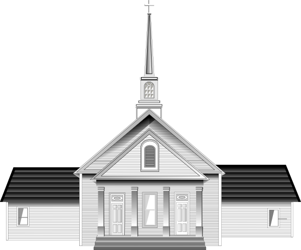 country church clip art free - photo #15