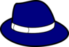 Blue Hat Clip Art