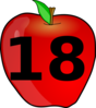 Counting Apple Clip Art