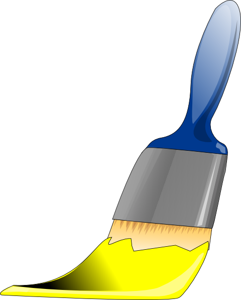 clipart yellow paint - photo #46