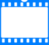 Blue Film Frame Clip Art