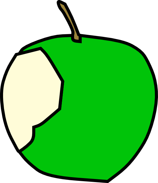 clipart green apple - photo #29